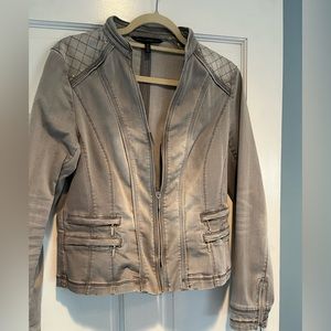 Grey cotton jacket from WHBM